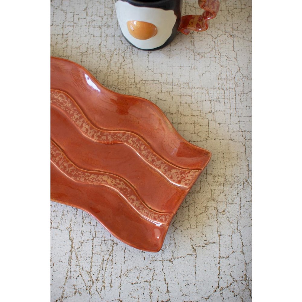Ceramic Bacon Platter. Picture 3