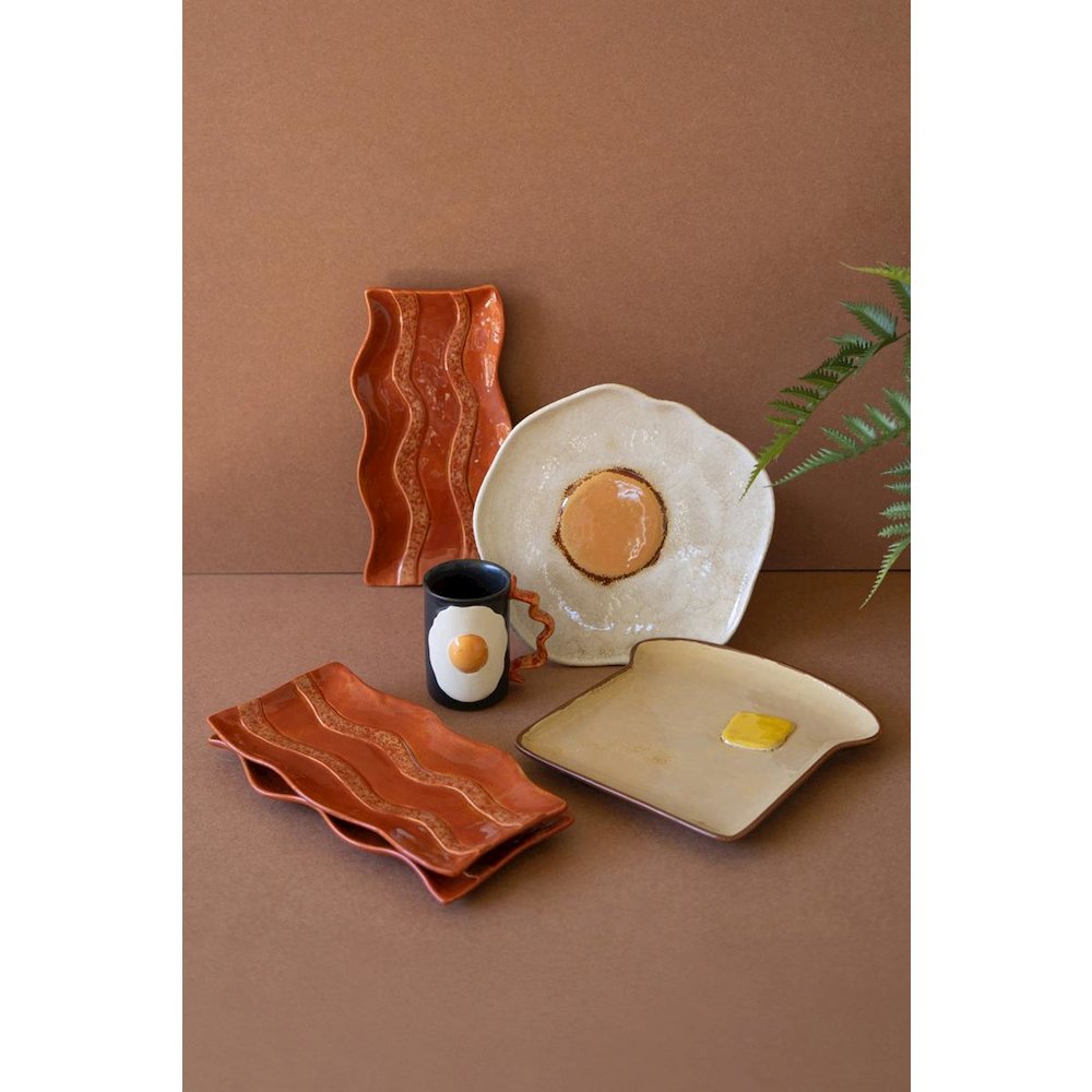Ceramic Bacon Platter. Picture 4