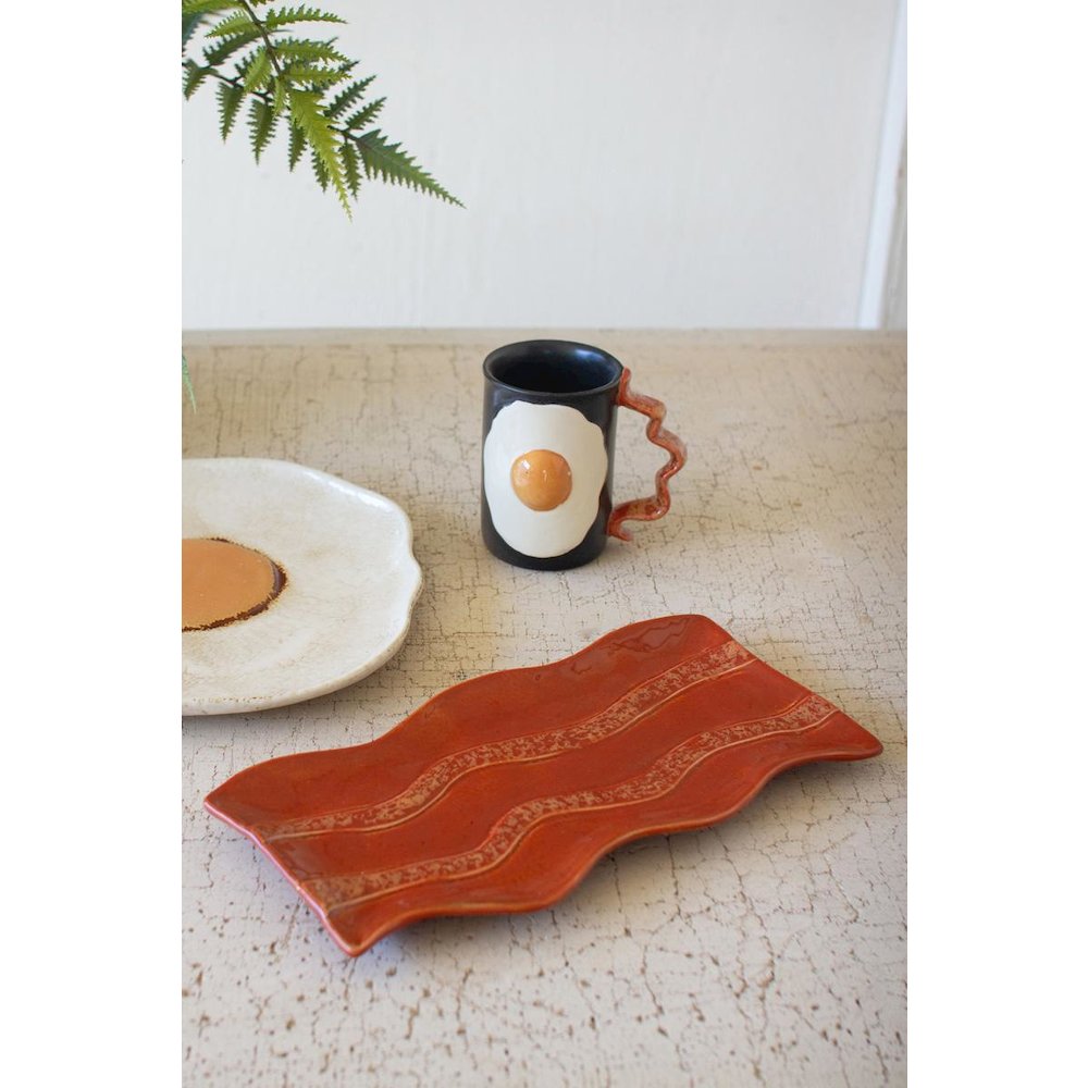 Ceramic Bacon Platter. Picture 5