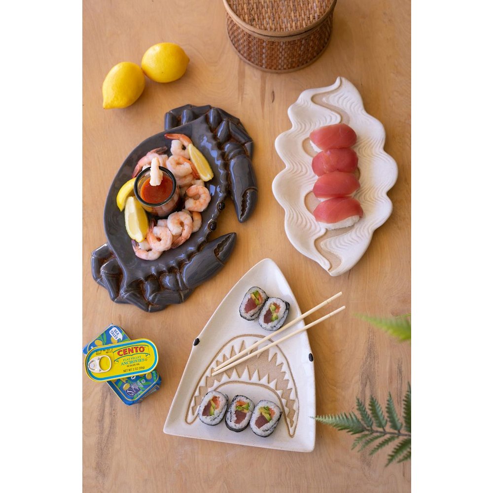 Ceramic Blue Crab Platter. Picture 2