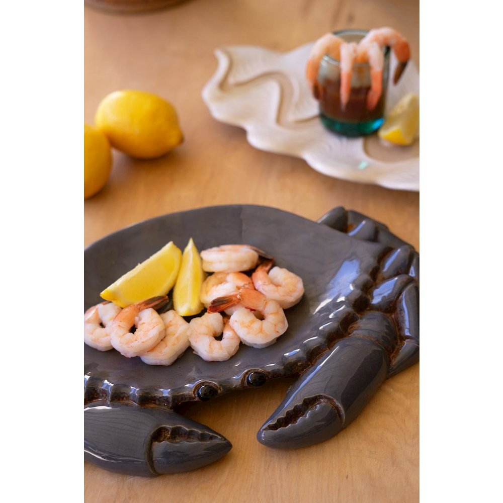 Ceramic Blue Crab Platter. Picture 4