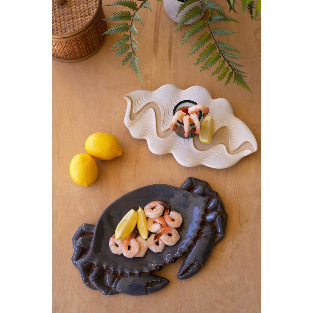 Ceramic Blue Crab Platter. Picture 5