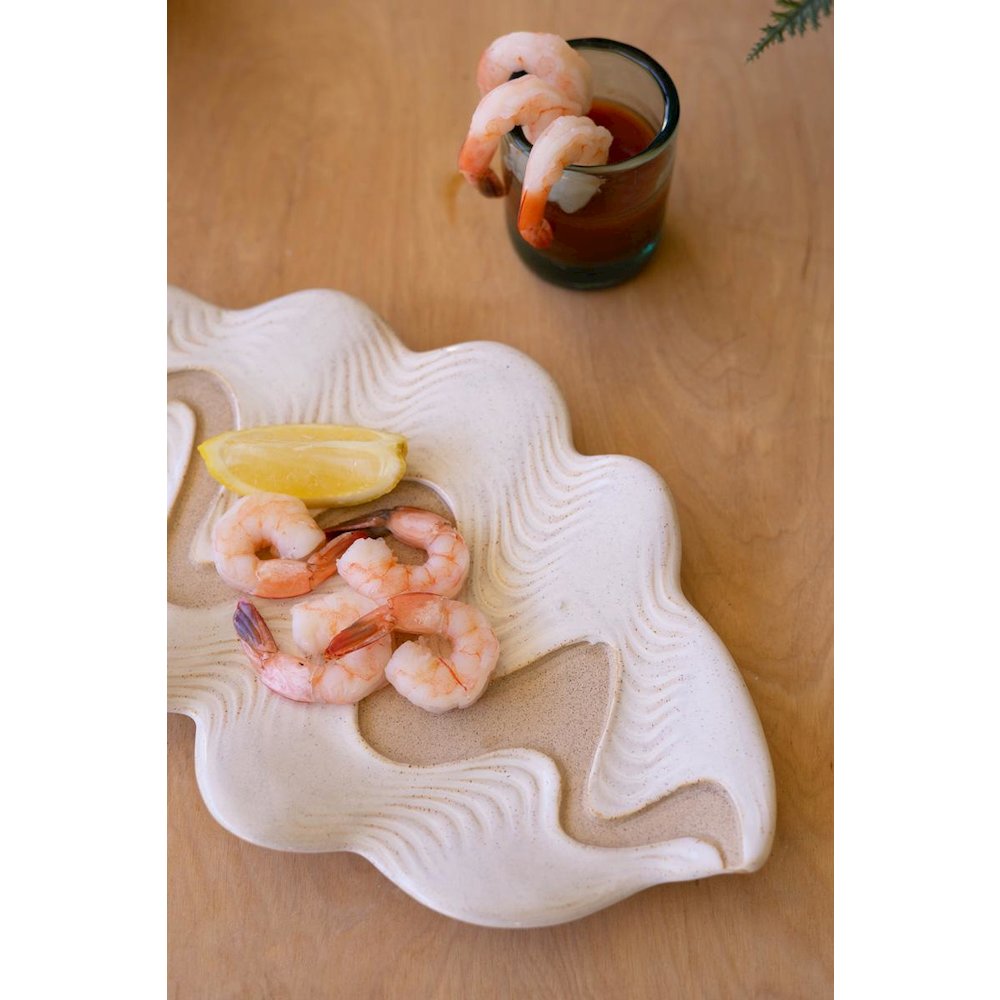 Ceramic Clam Platter. Picture 4