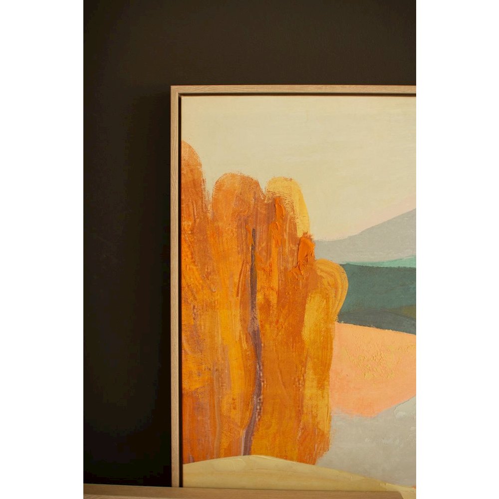 Set Of Two Framed Painting Landscape. Picture 2