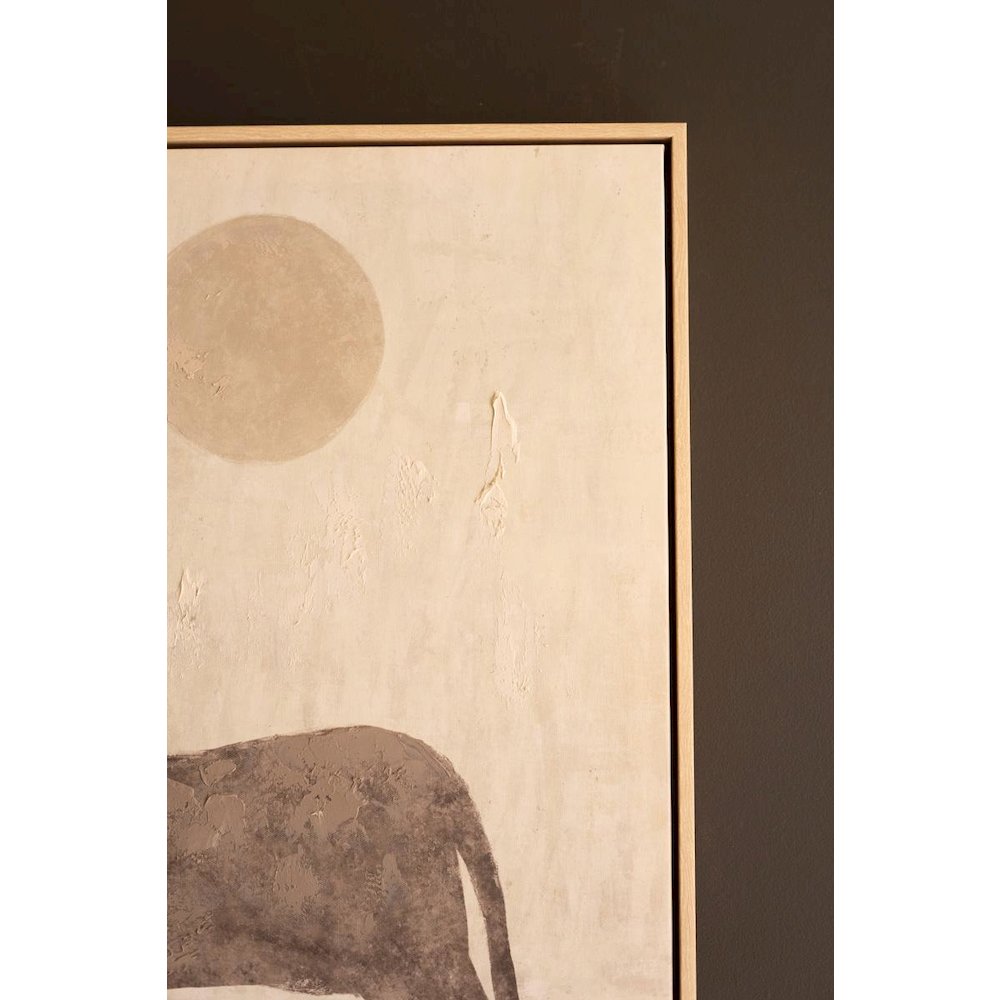 Framed Painting Two Horses With Sun. Picture 4