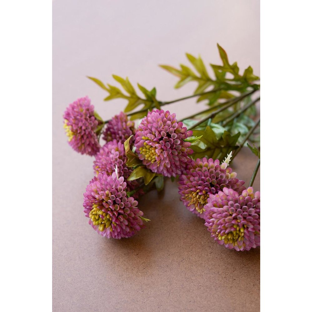 Bundle of Seven Artificial Dalhias - Purple. Picture 6