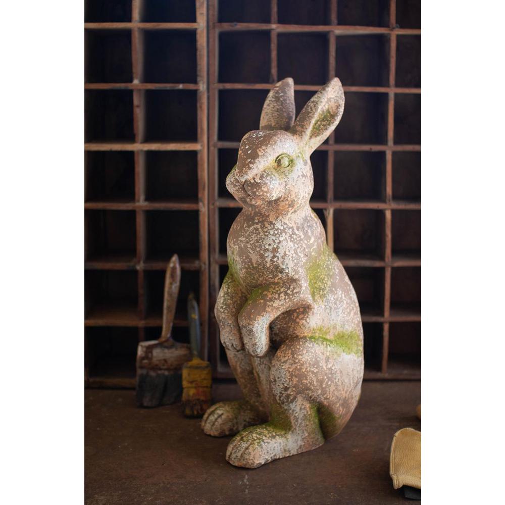 Faux Concrete Rabbit - Head Forward. Picture 2