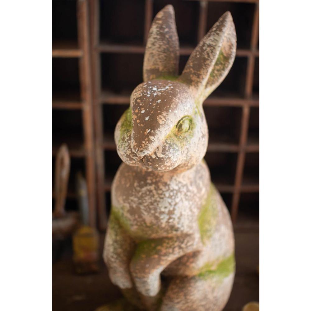 Faux Concrete Rabbit - Head Forward. Picture 3