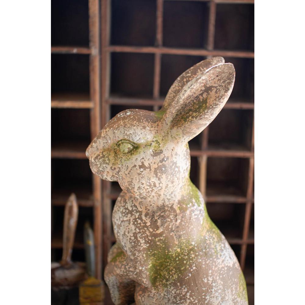 Faux Concrete Rabbit - Head Forward. Picture 4