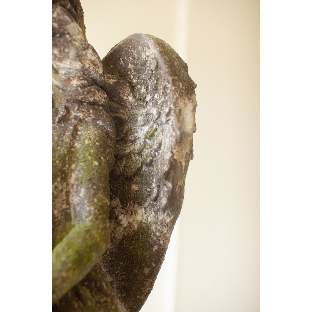 Faux Concrete Garden Angel. Picture 5