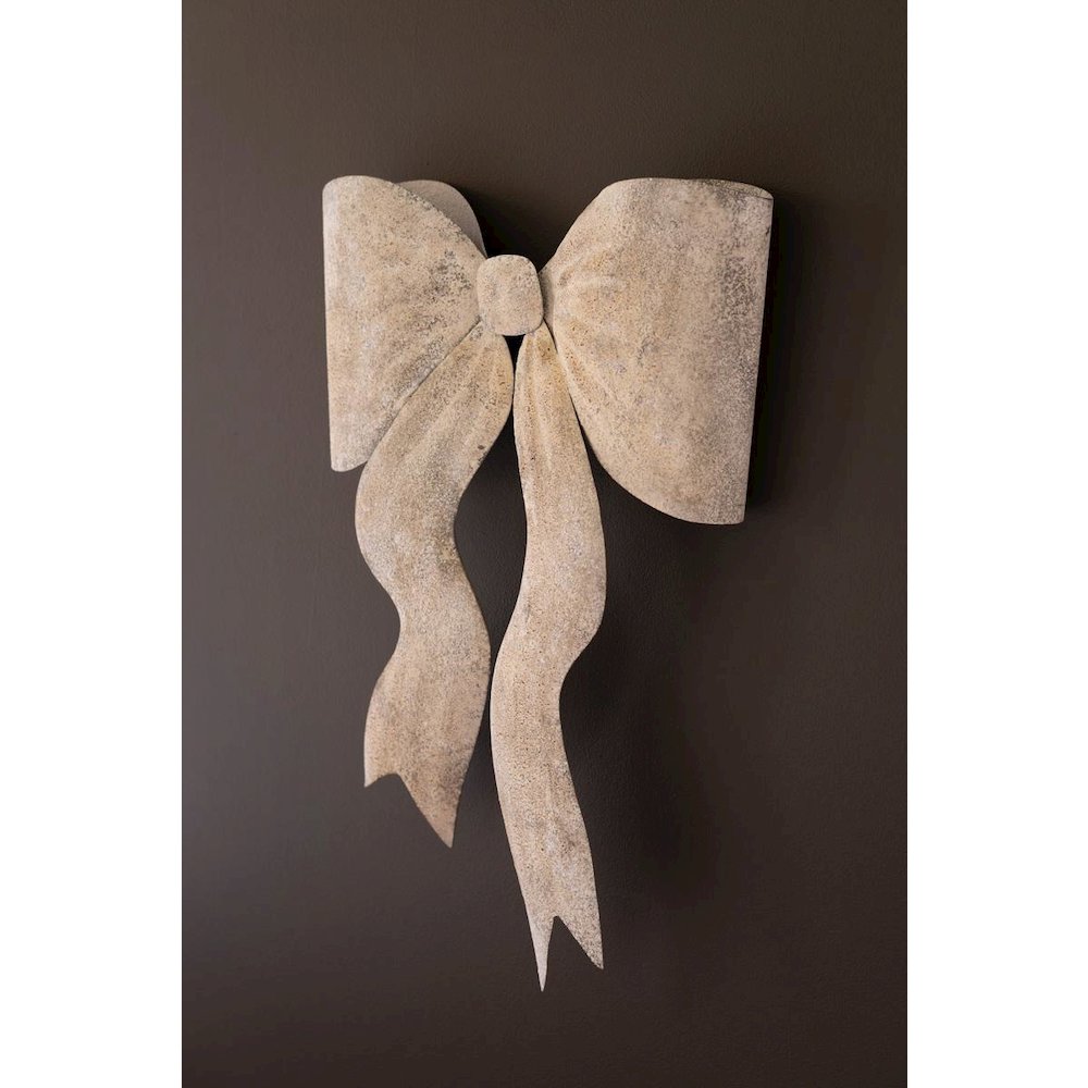 Rustic Metal  Christmas Bow Door Hanger. Picture 3