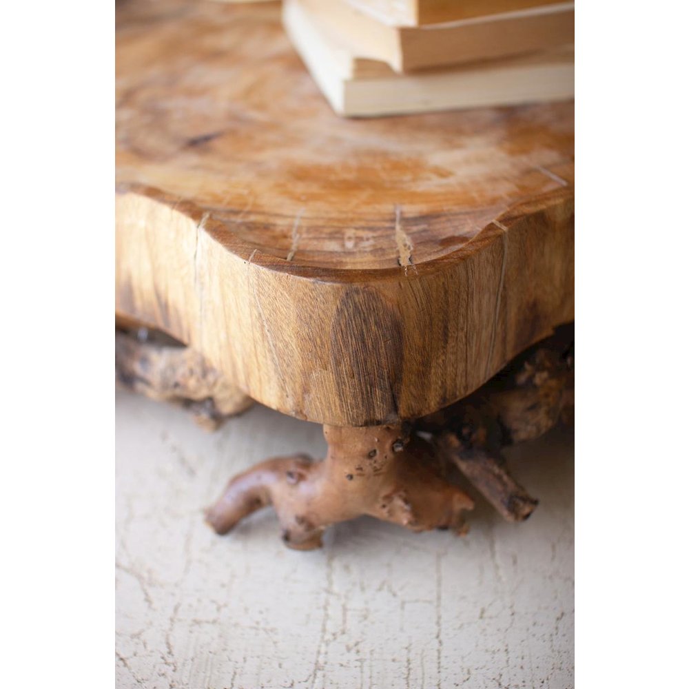 Mulberry Root And Willow Wood Serving Tray. Picture 3