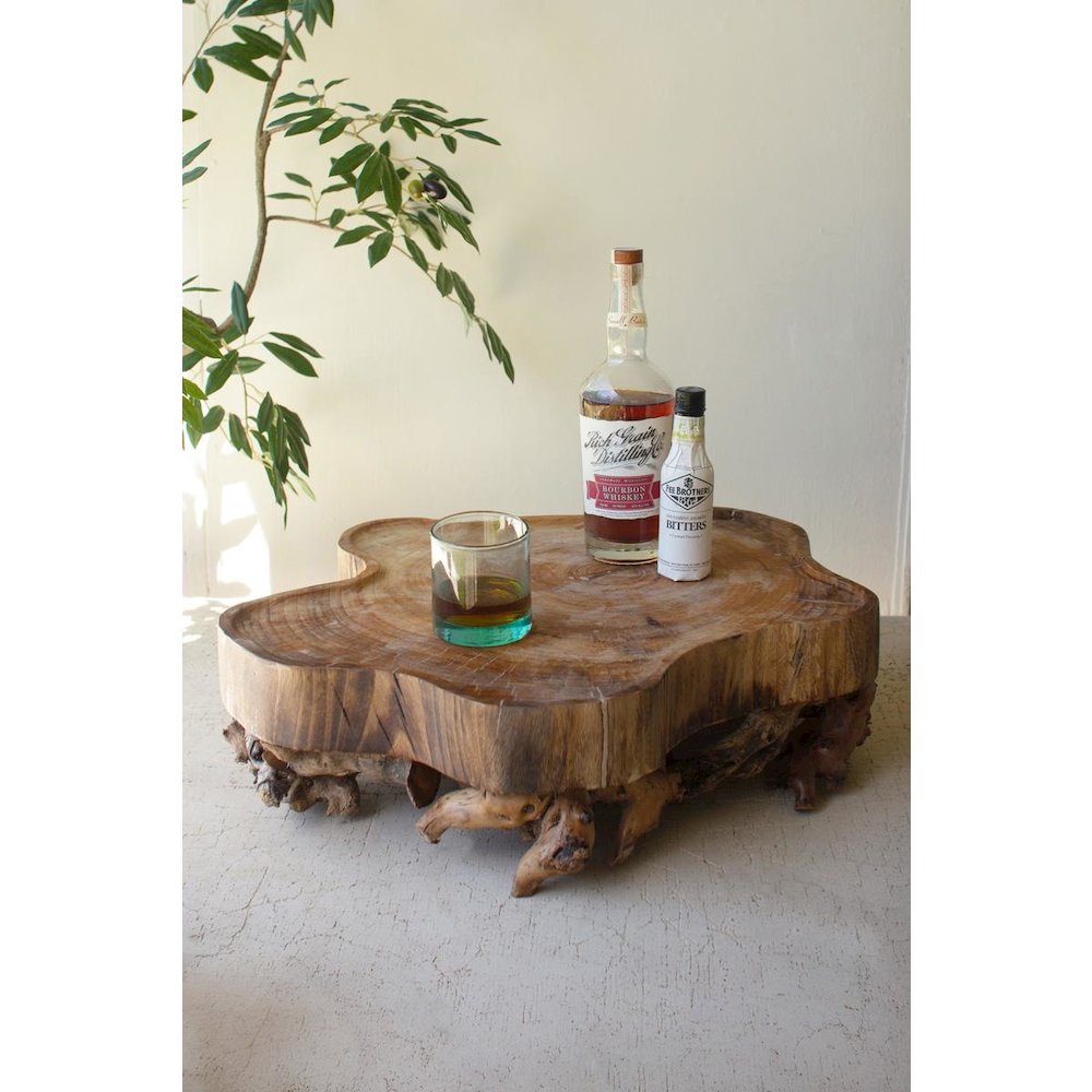 Mulberry Root And Willow Wood Serving Tray. Picture 5