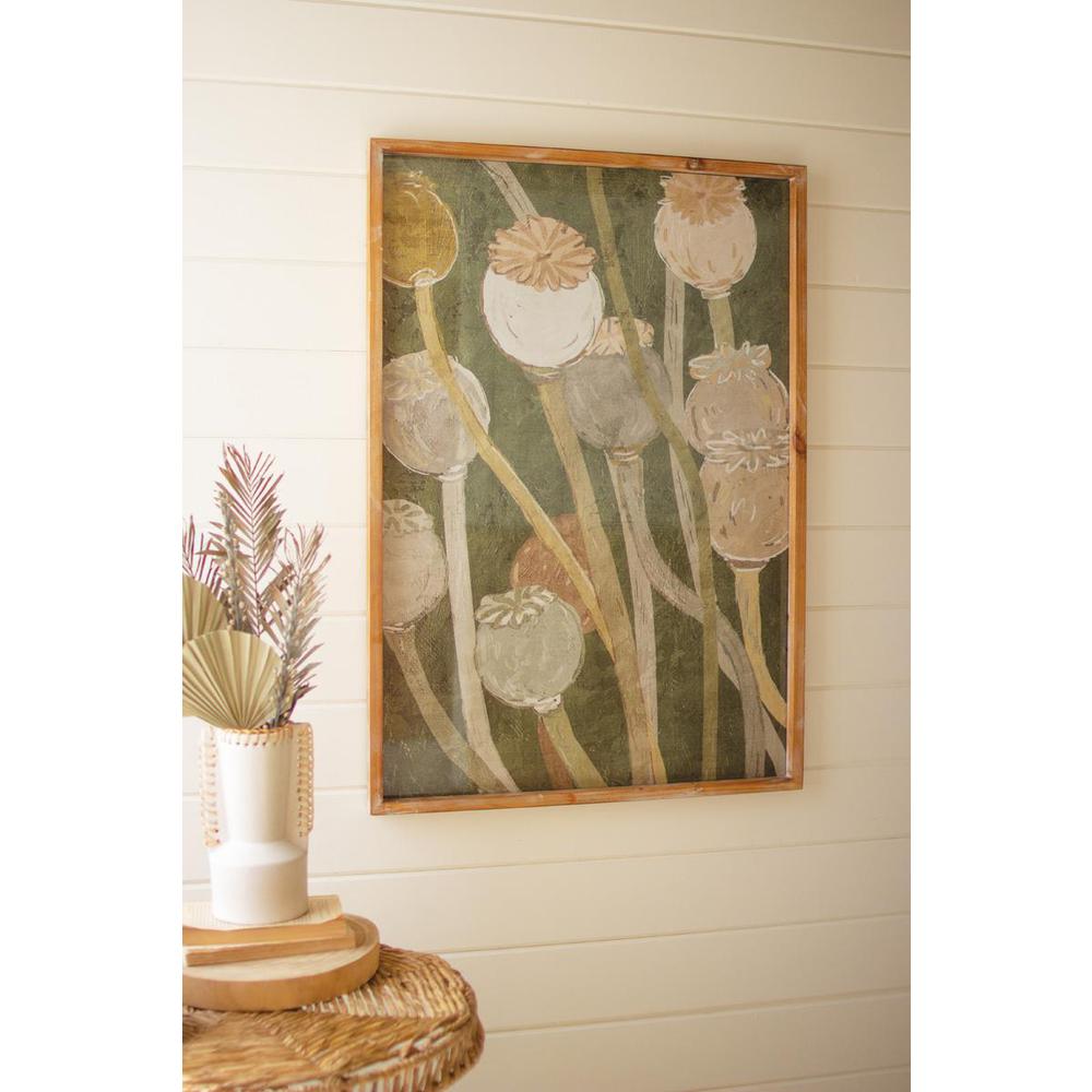Poppy Print Under Glass. Picture 2