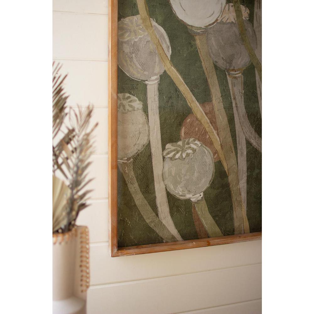 Poppy Print Under Glass. Picture 3