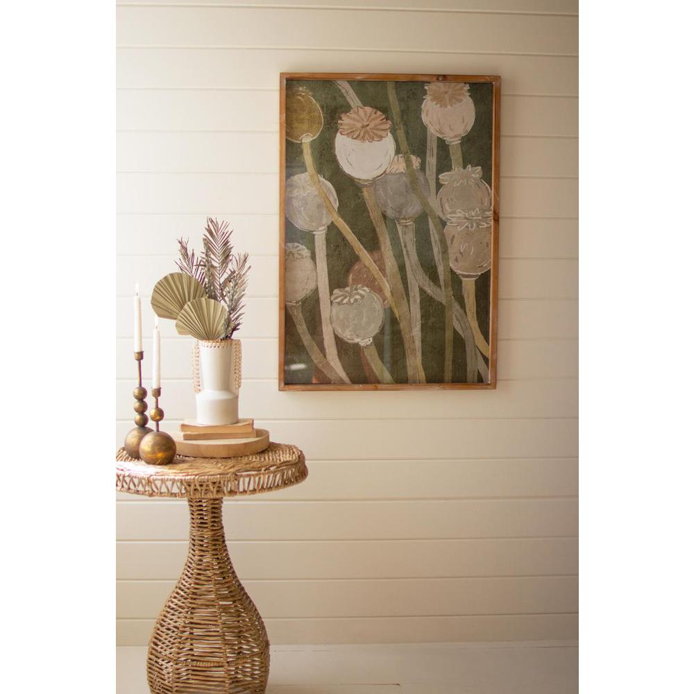 Poppy Print Under Glass. Picture 4