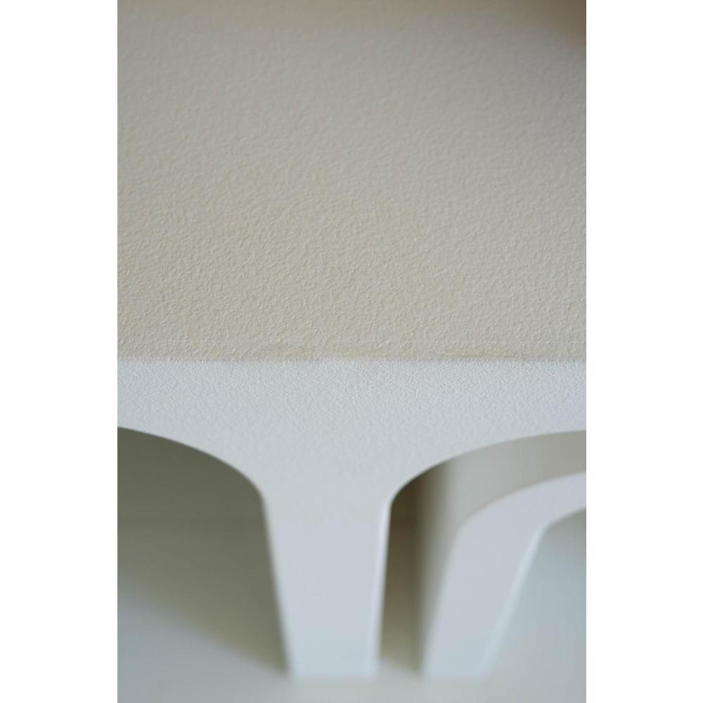 White Wood Rectangle Coffee Table with Nesting Accent Tables. Picture 8