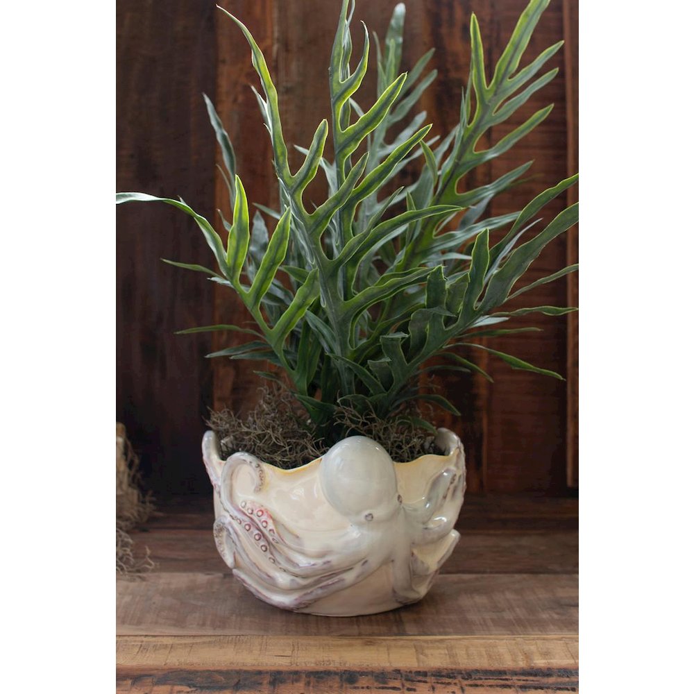 Ceramic Octopus Vase. Picture 1
