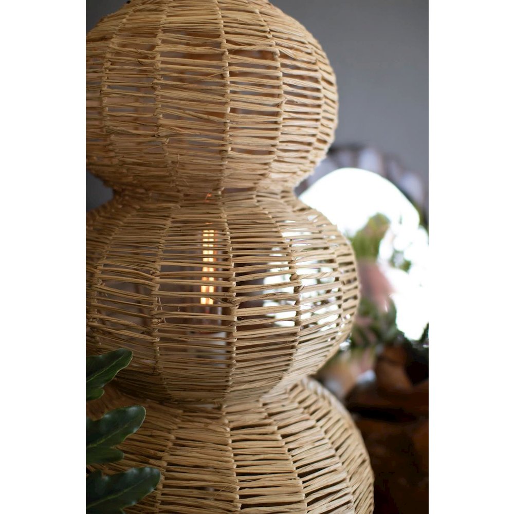 Seagrass Bubble Lamp - Three. Picture 3