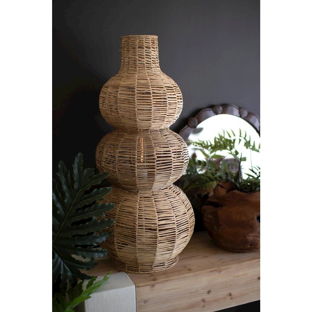 Seagrass Bubble Lamp - Three. Picture 4
