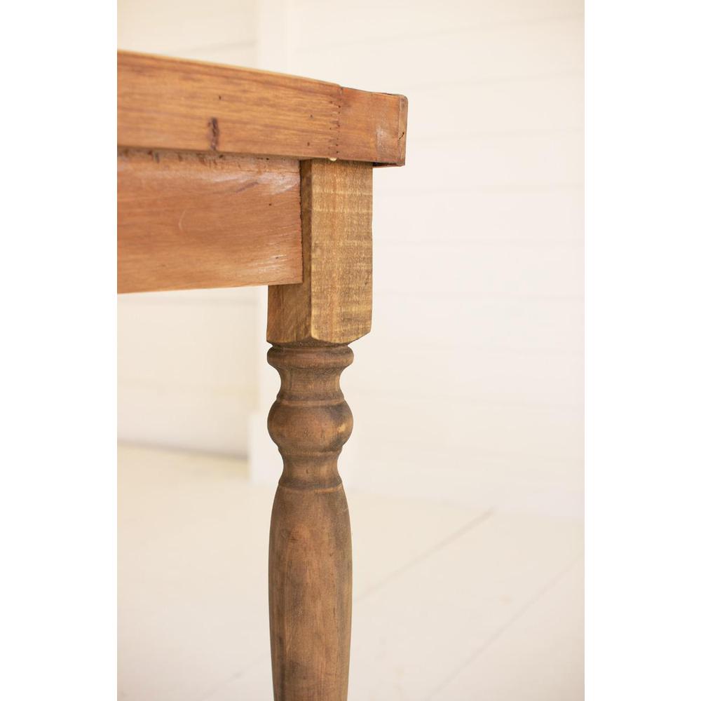 Recycled Wood Dining Table. Picture 4