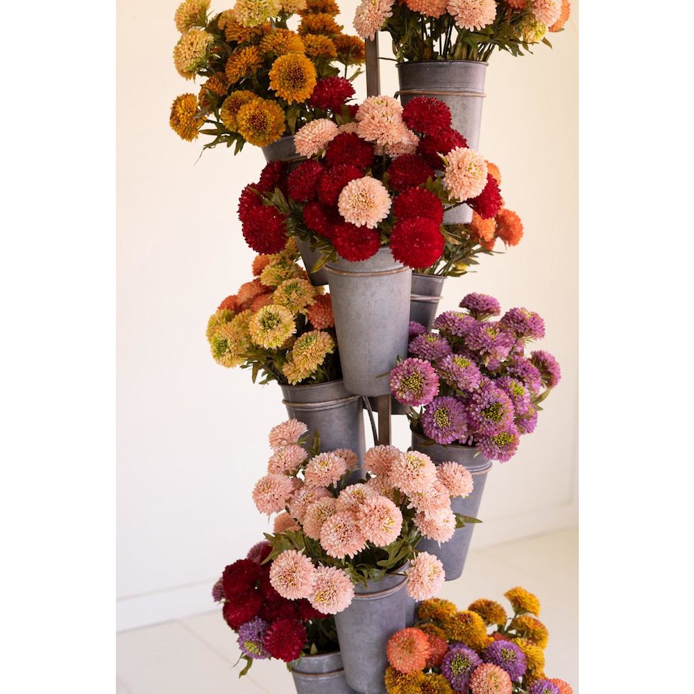 Metal French Pot Flower Tower. Picture 4