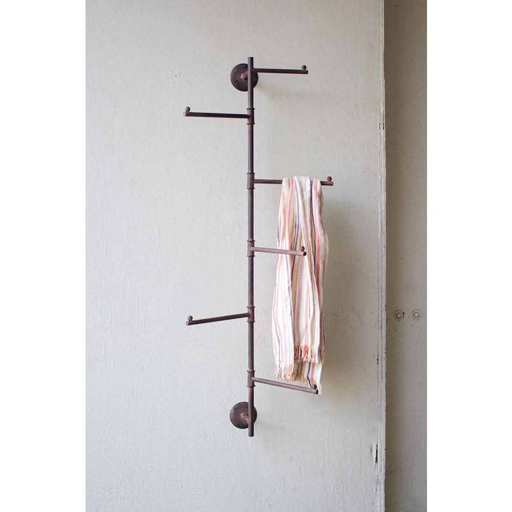 Rustic Wall Swivel Coat Rack. Picture 1