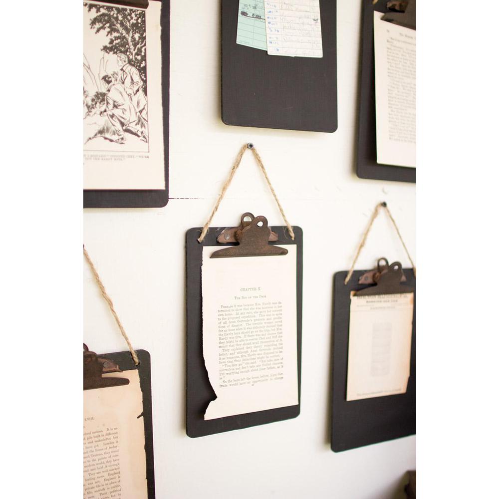 Black Clip Board Photo Or Notes Holder (Min 6). Picture 1