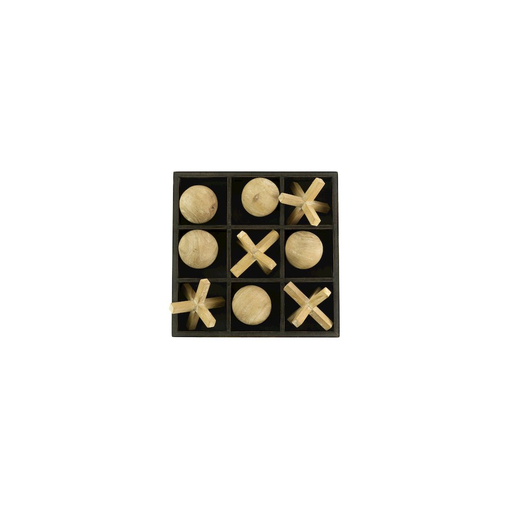 Wooden Tic-Tac-Toe Set. Picture 1