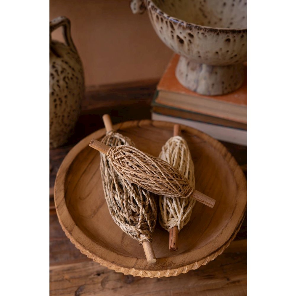 Set Of Three Spools Of Paper Rope. Picture 3