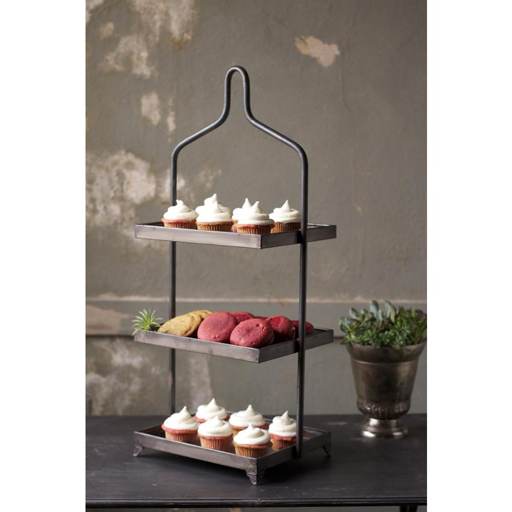 Three-Tiered Metal Display. Picture 2