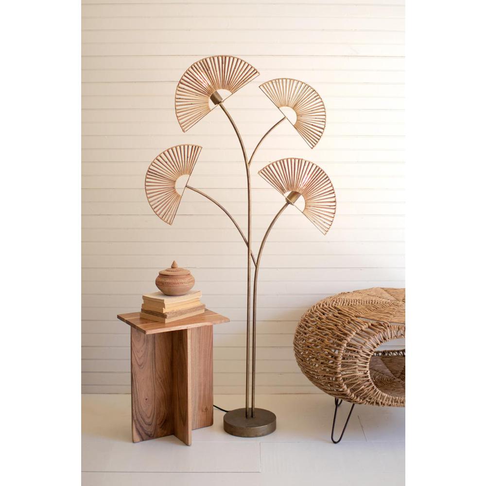 Four Fan Floor Lamp. Picture 1