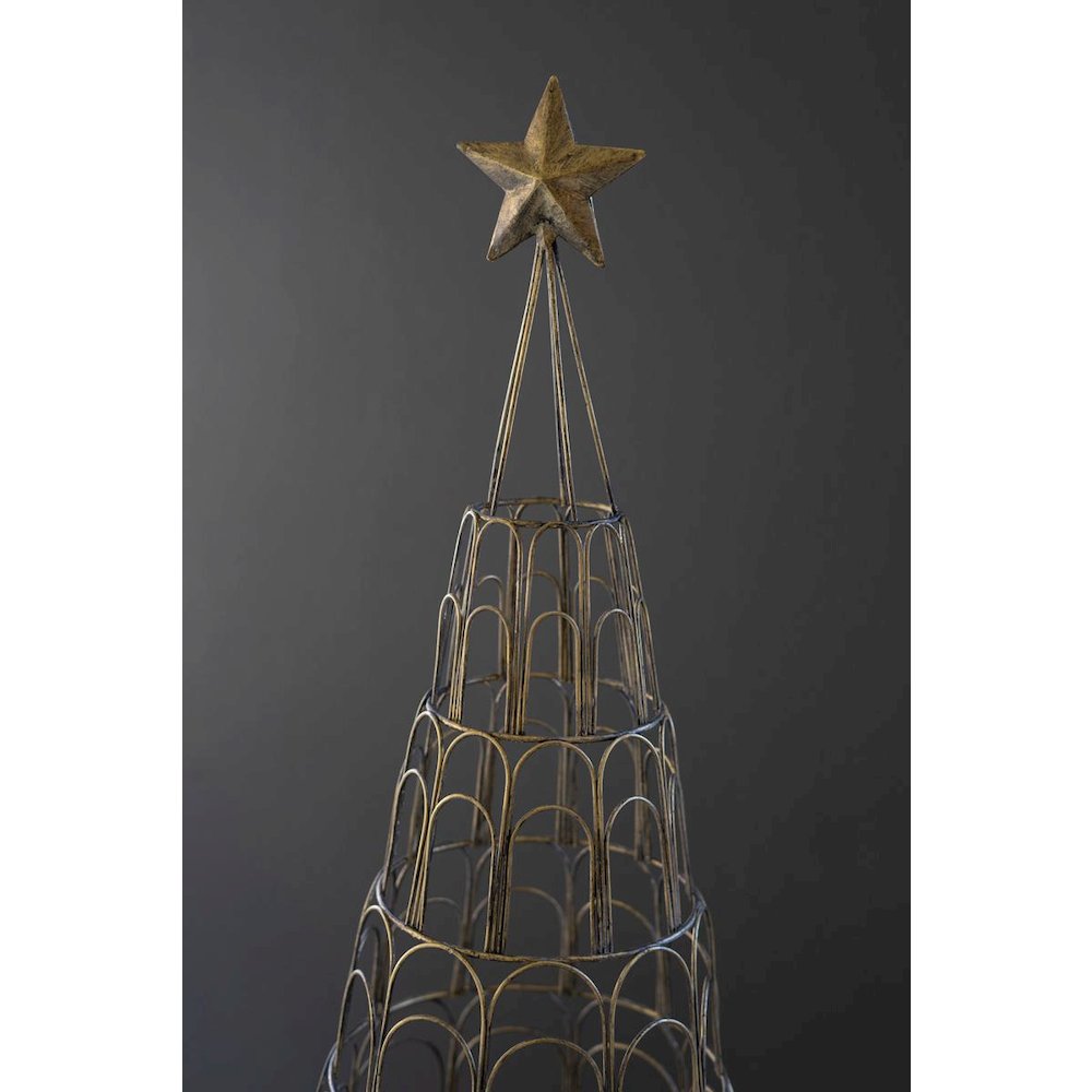 Metal Christmas Tree Card Holder. Picture 2