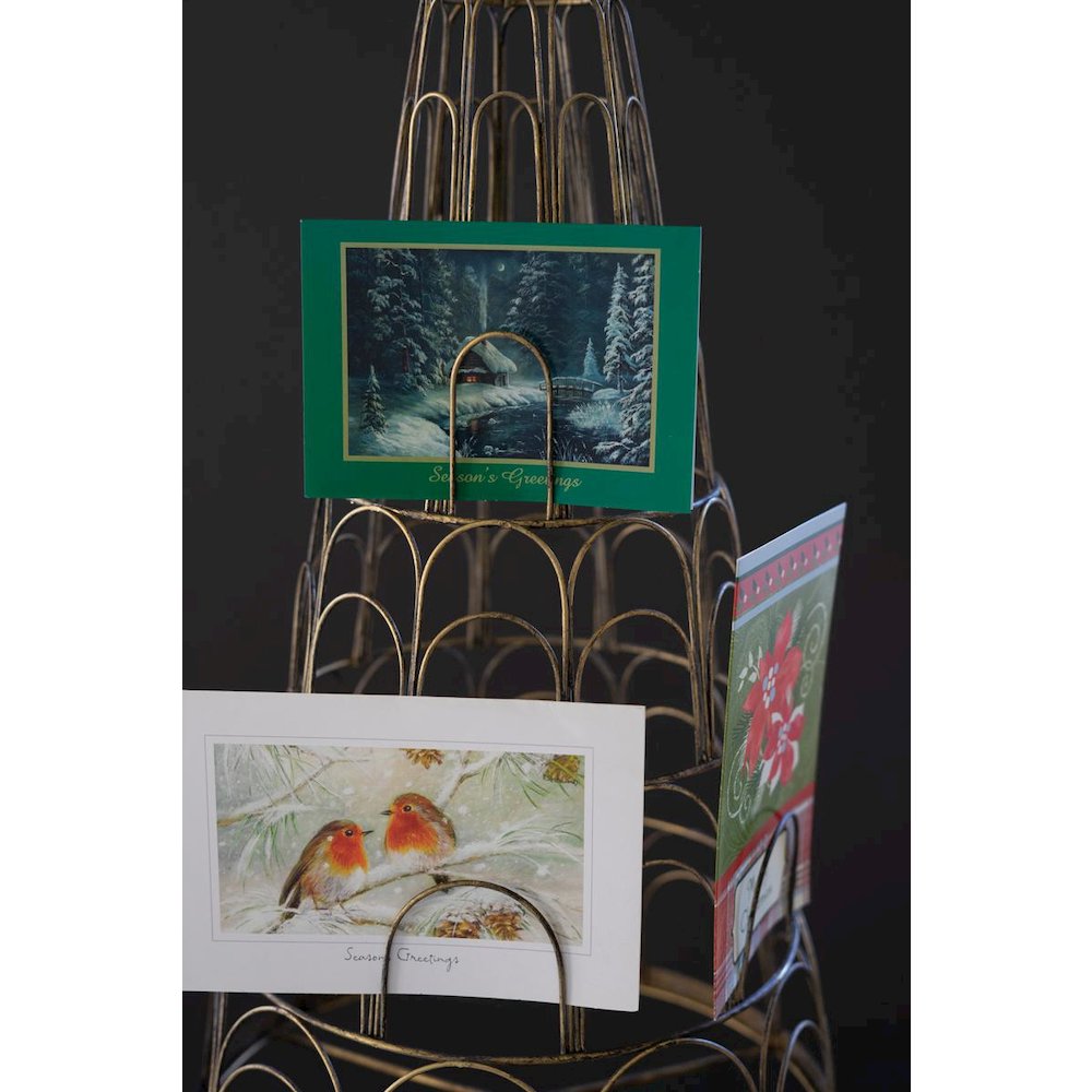 Metal Christmas Tree Card Holder. Picture 3