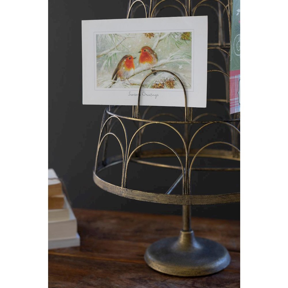 Metal Christmas Tree Card Holder. Picture 4