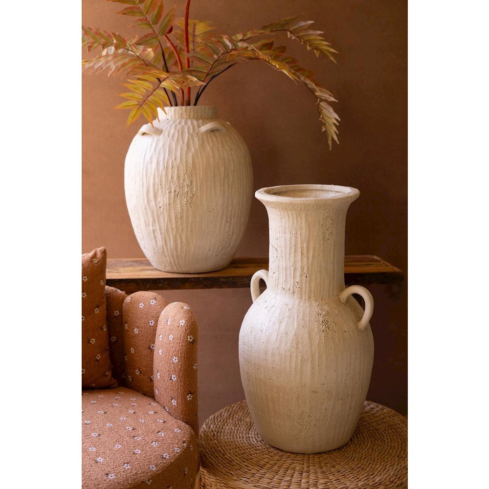 Stone Composite Urn With Two Handles. Picture 5