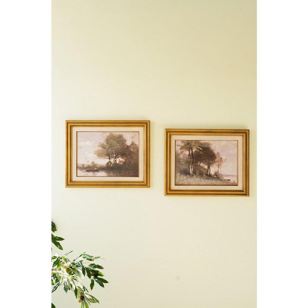 Set Of Two Framed Landscape Prints. Picture 1