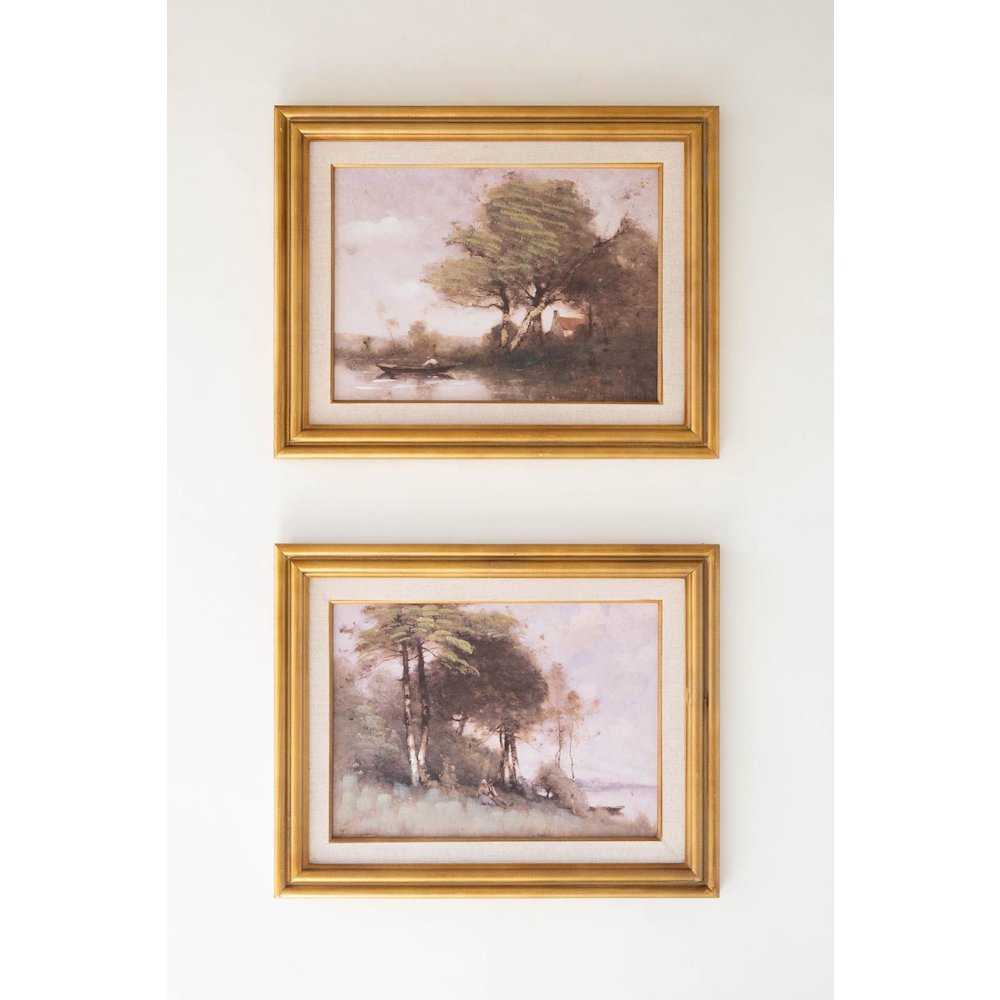 Set Of Two Framed Landscape Prints. Picture 3