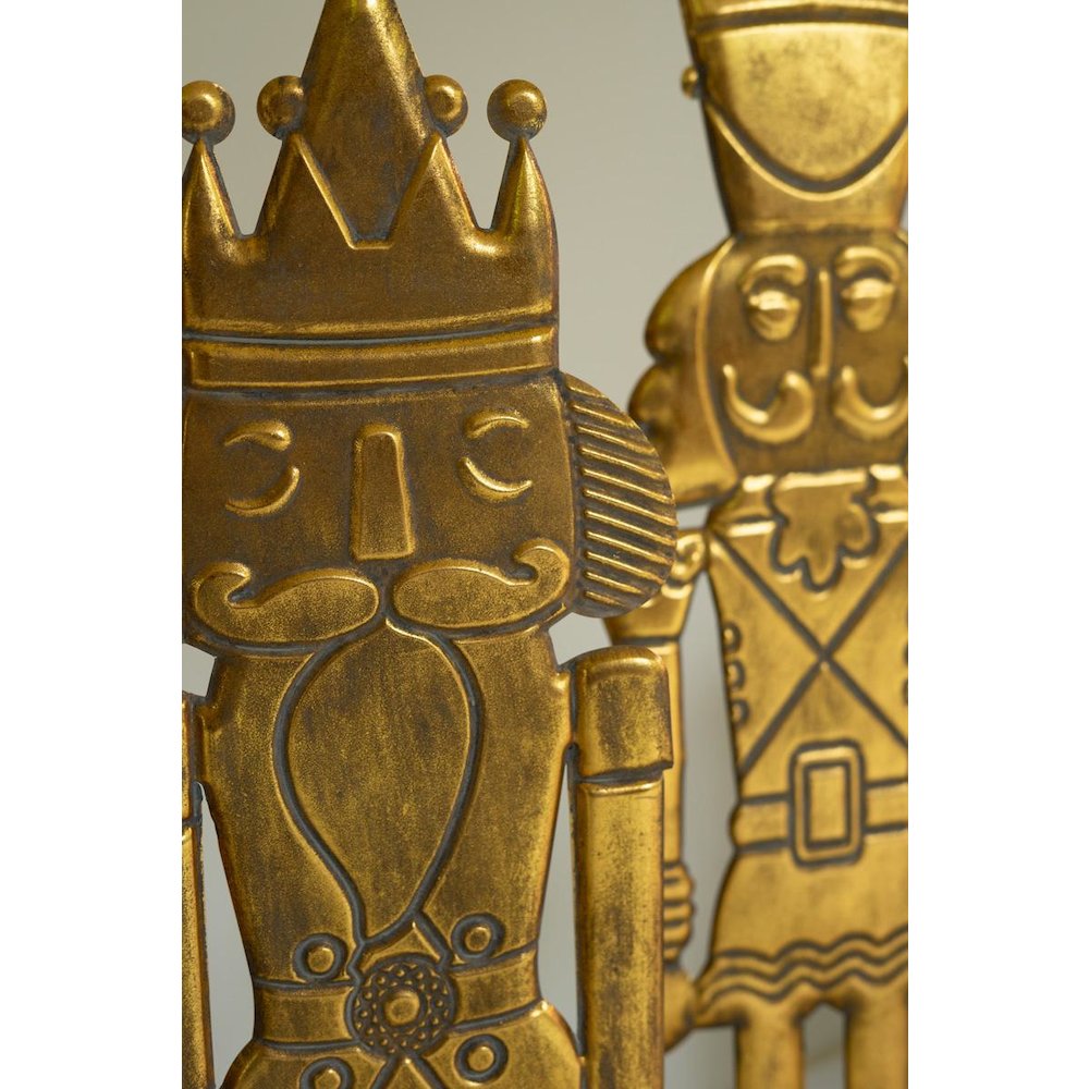Set Of Two Antique Gold Nutcrackers. Picture 2