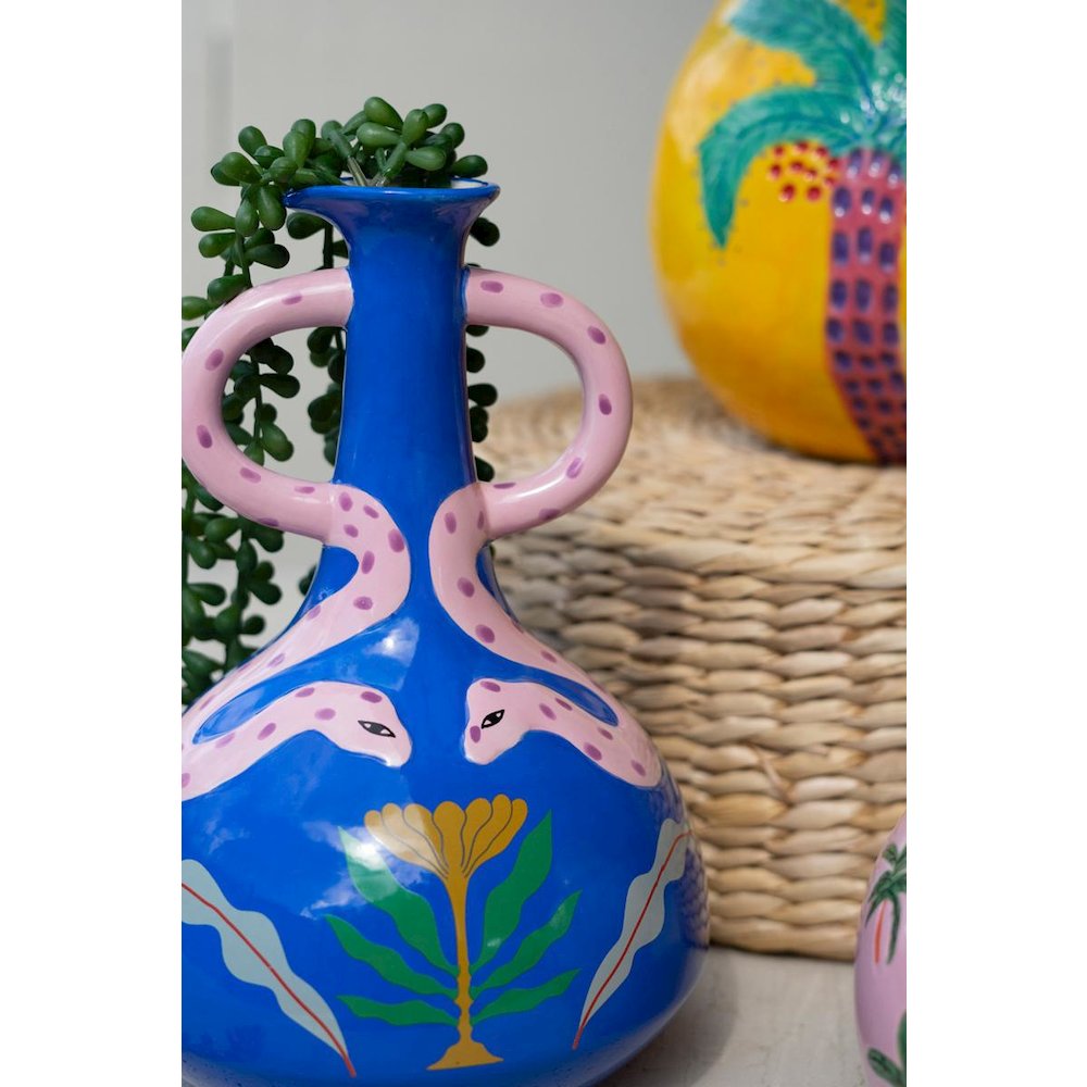 Ceramic Snake Vase. Picture 5