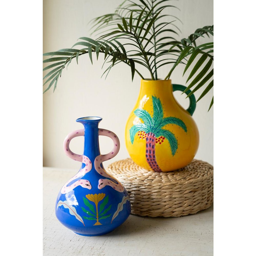 Ceramic Snake Vase. Picture 6
