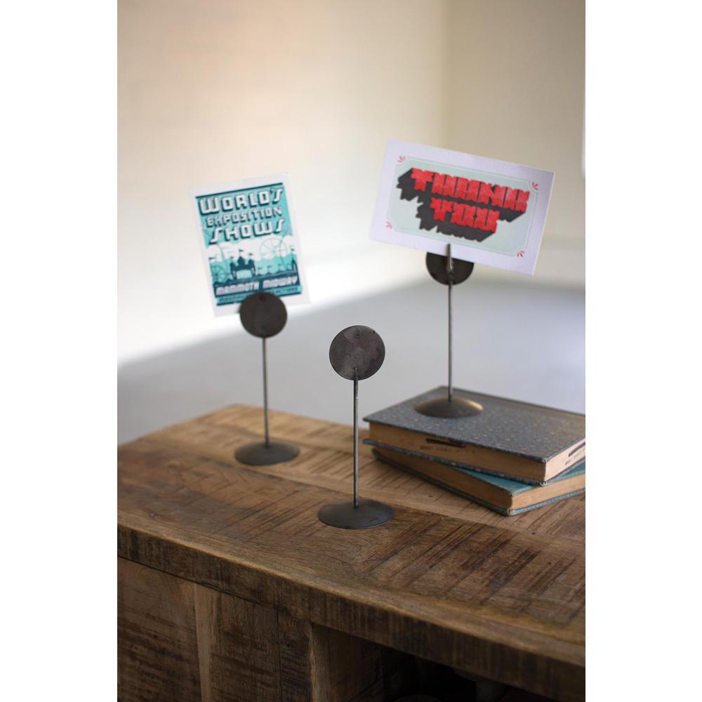 Round Wire Card Stand. Picture 1