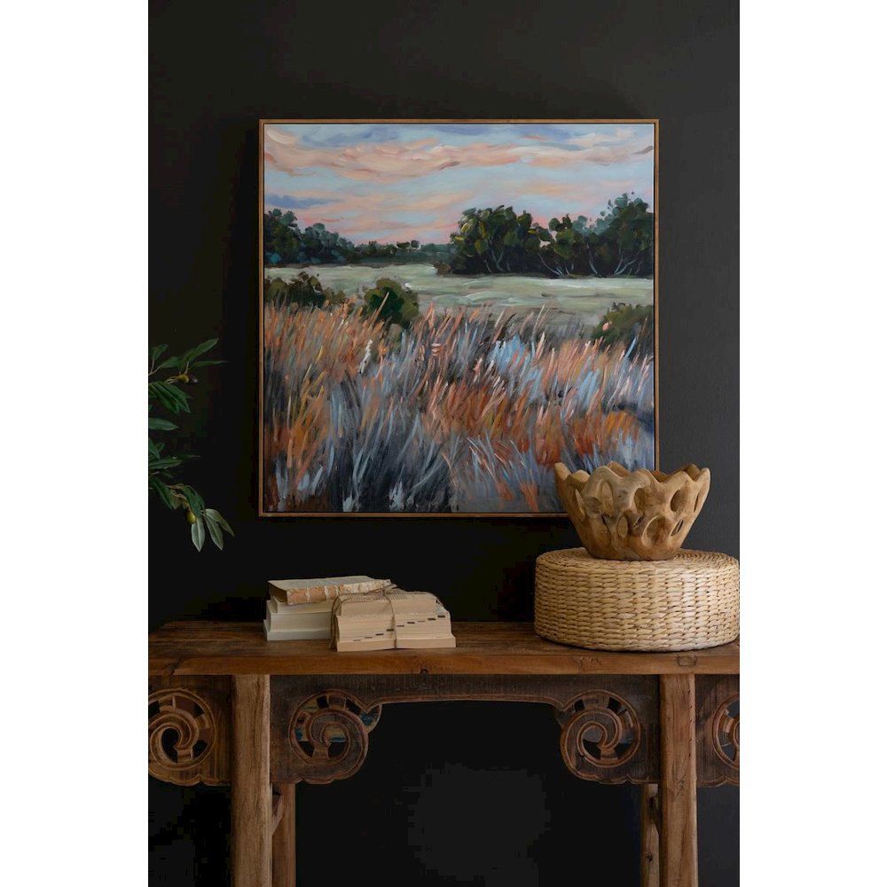 Framed Landscape Painting. Picture 1