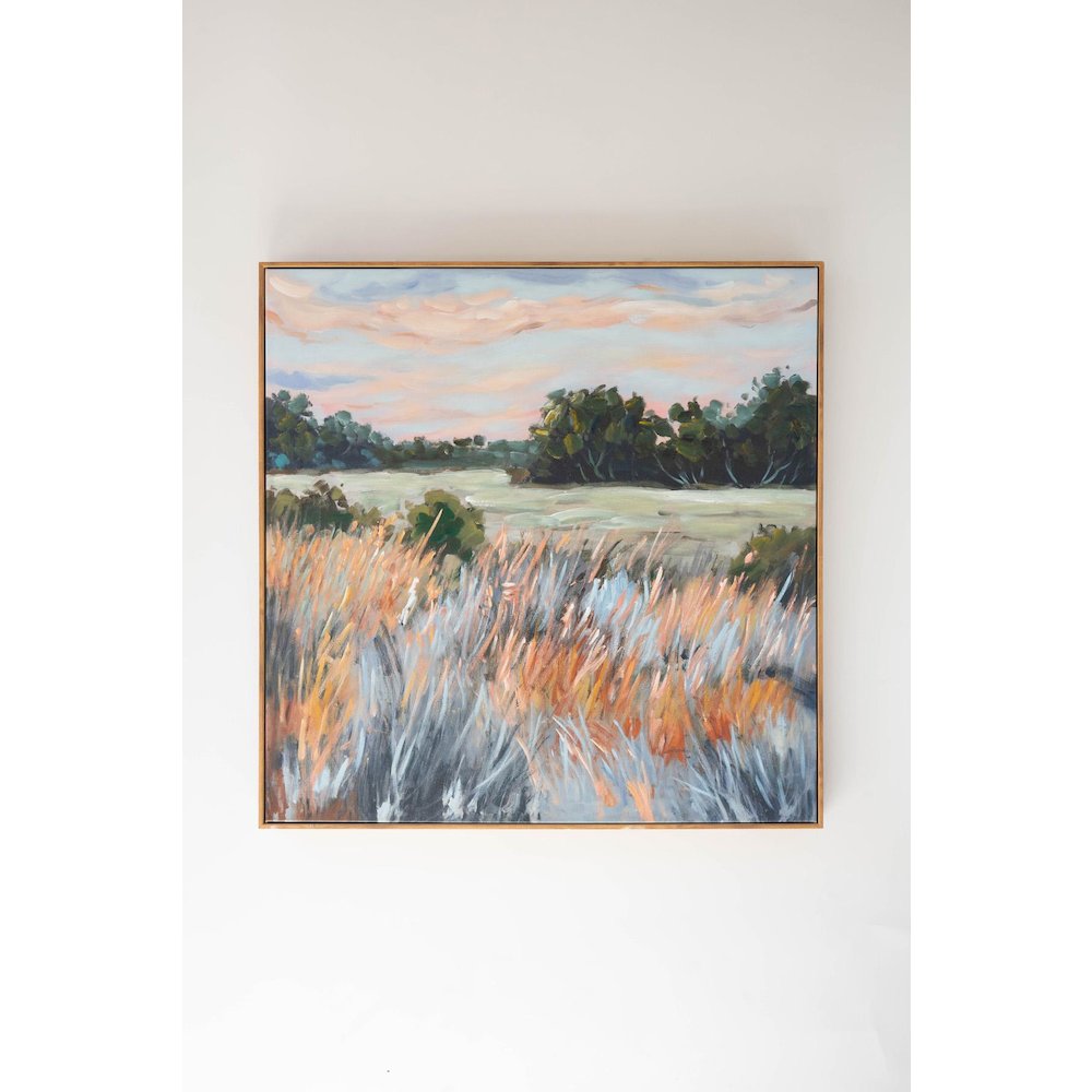 Framed Landscape Painting. Picture 5