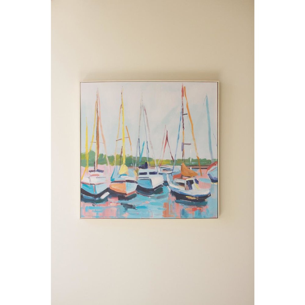 Framed Sailboat Painting. Picture 3