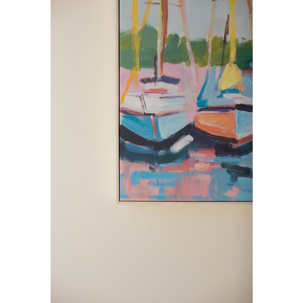 Framed Sailboat Painting. Picture 4