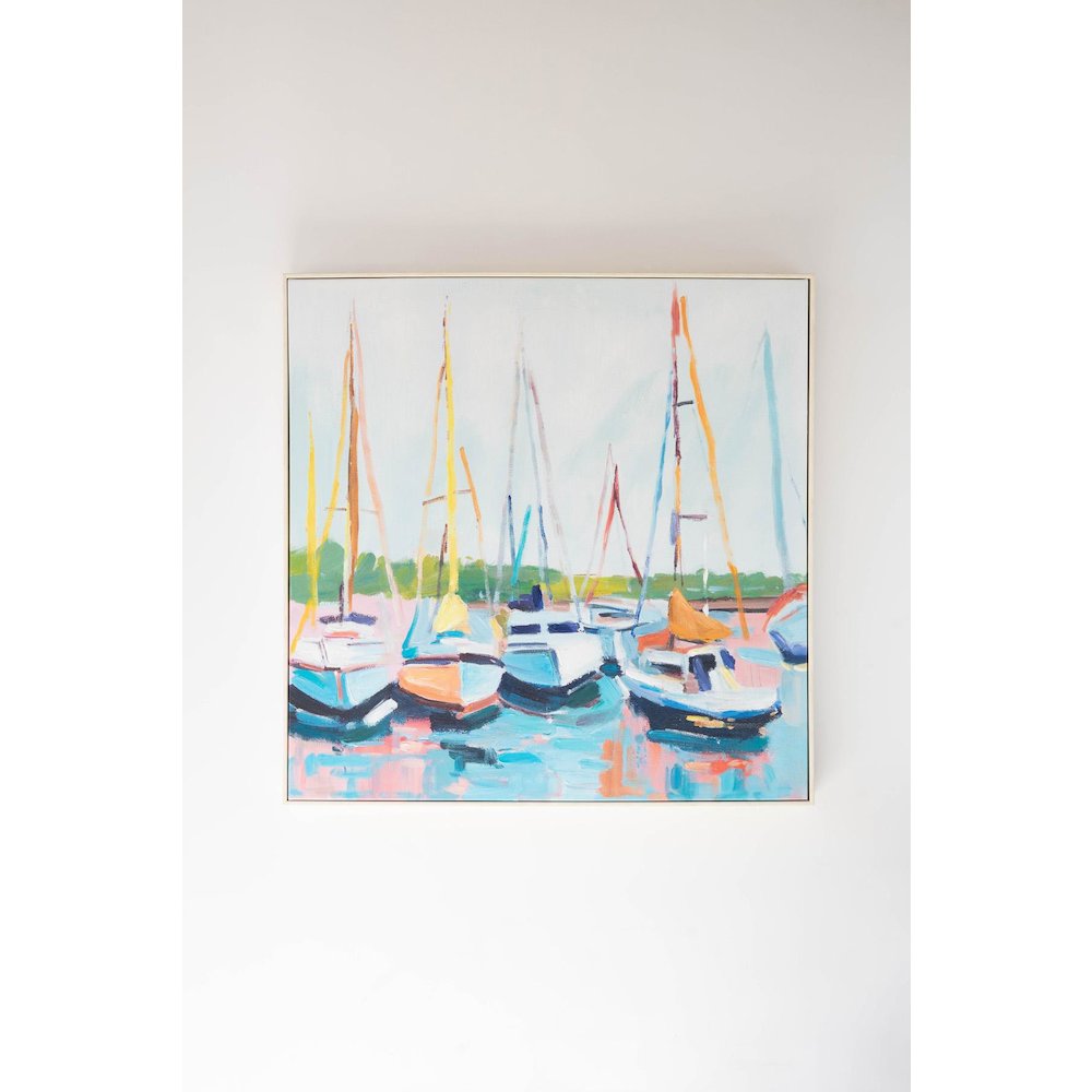 Framed Sailboat Painting. Picture 6