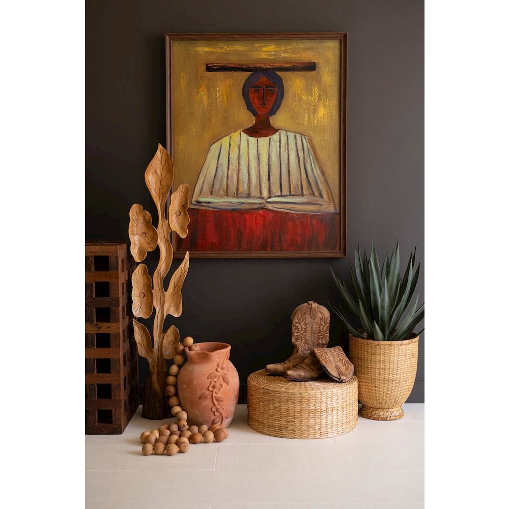 Framed Painting Southwest Woman. Picture 4