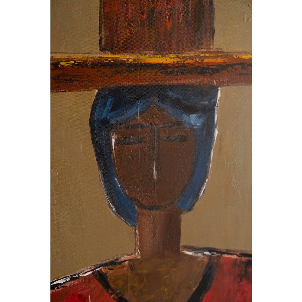 Framed Painting Southwest Man. Picture 3