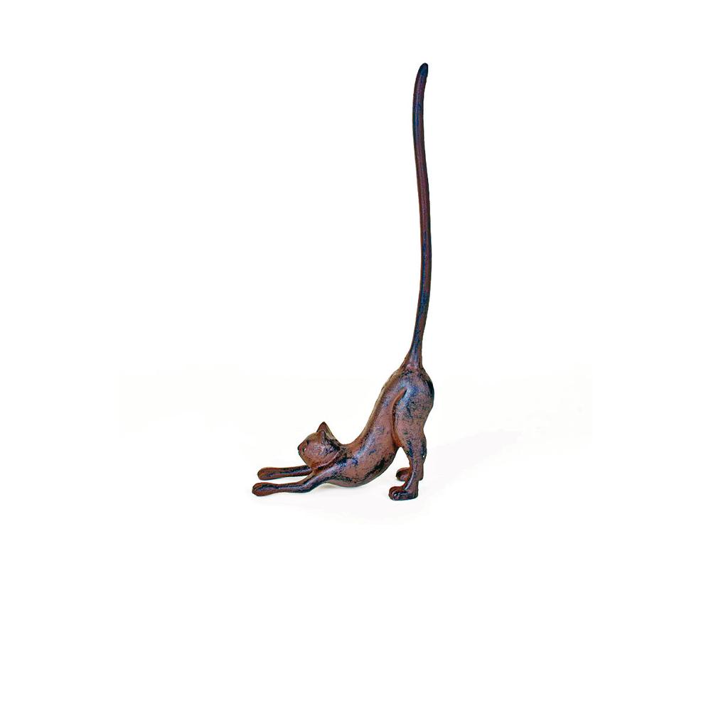 Cast Iron Cat Paper Towel Holder. Picture 4